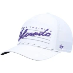 Men's Colorado Rockies '47 White Downburst Hitch Snapback Hat