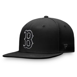 Men's Boston Red Sox Fanatics Branded Black Snapback Hat