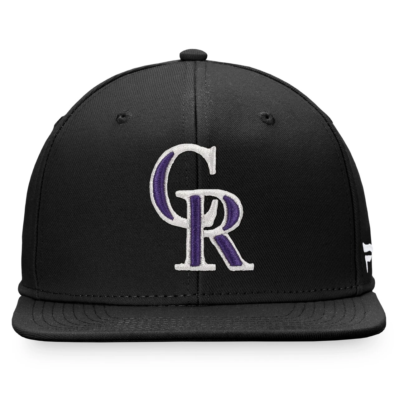 Men's Colorado Rockies Fanatics Branded Black Cooperstown Collection Core Snapback Hat - Image 2