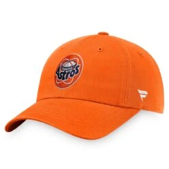 Men's Houston Astros Fanatics Branded Orange Cooperstown Collection Core Adjustable Hat