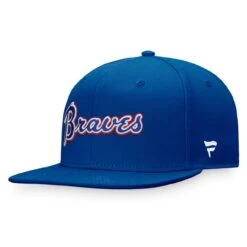 Men's Atlanta Braves Fanatics Branded Royal Cooperstown Collection Fitted Hat