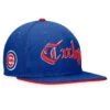 Men's Chicago Cubs Fanatics Branded Royal Iconic Old English Snapback Hat