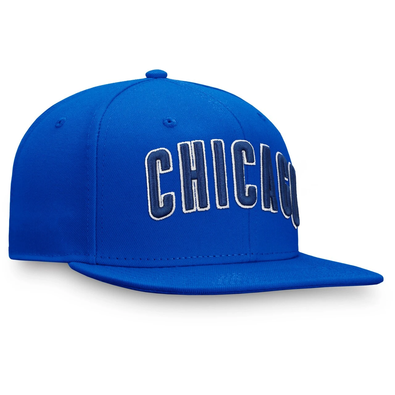 Men's Chicago Cubs Fanatics Branded Royal Team Core Fitted Hat - Image 3