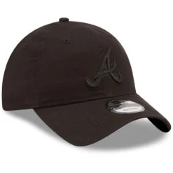 Men's Atlanta Braves New Era Black On Black Core Classic 2.0 9TWENTY Adjustable Hat -NEW ERA Sales Store mens new era atlanta braves black on black core classic 20 9twenty adjustable hat pi4417000 altimages ff 4417528 877ea952f30bf5c47e4balt3 full