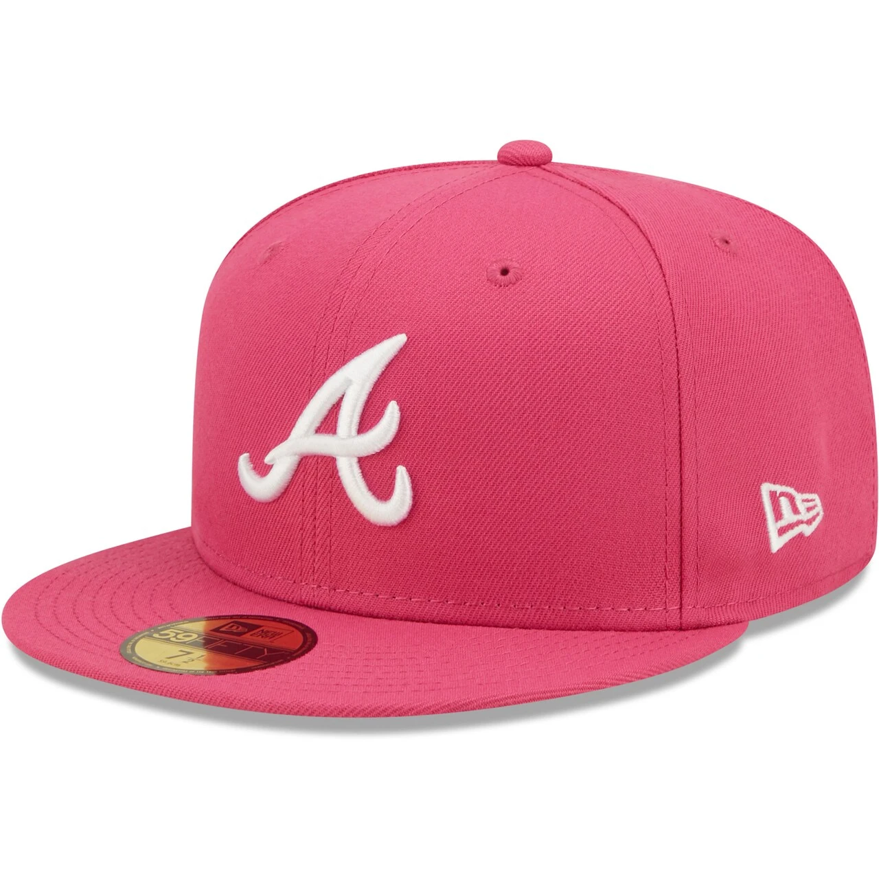 Men's Atlanta Braves New Era Beetroot Logo 59FIFTY Fitted Hat 1 Men's Atlanta Braves New Era Beetroot Logo 59FIFTY Fitted Hat
