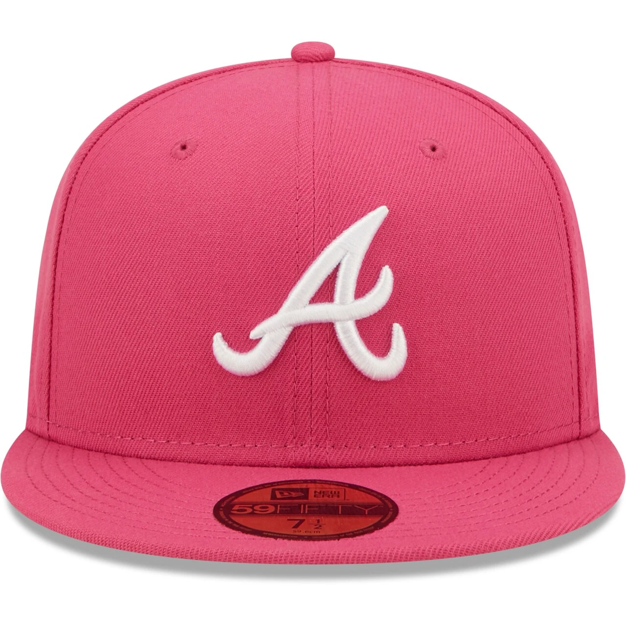 Men's Atlanta Braves New Era Beetroot Logo 59FIFTY Fitted Hat 2 Men's Atlanta Braves New Era Beetroot Logo 59FIFTY Fitted Hat - Image 2