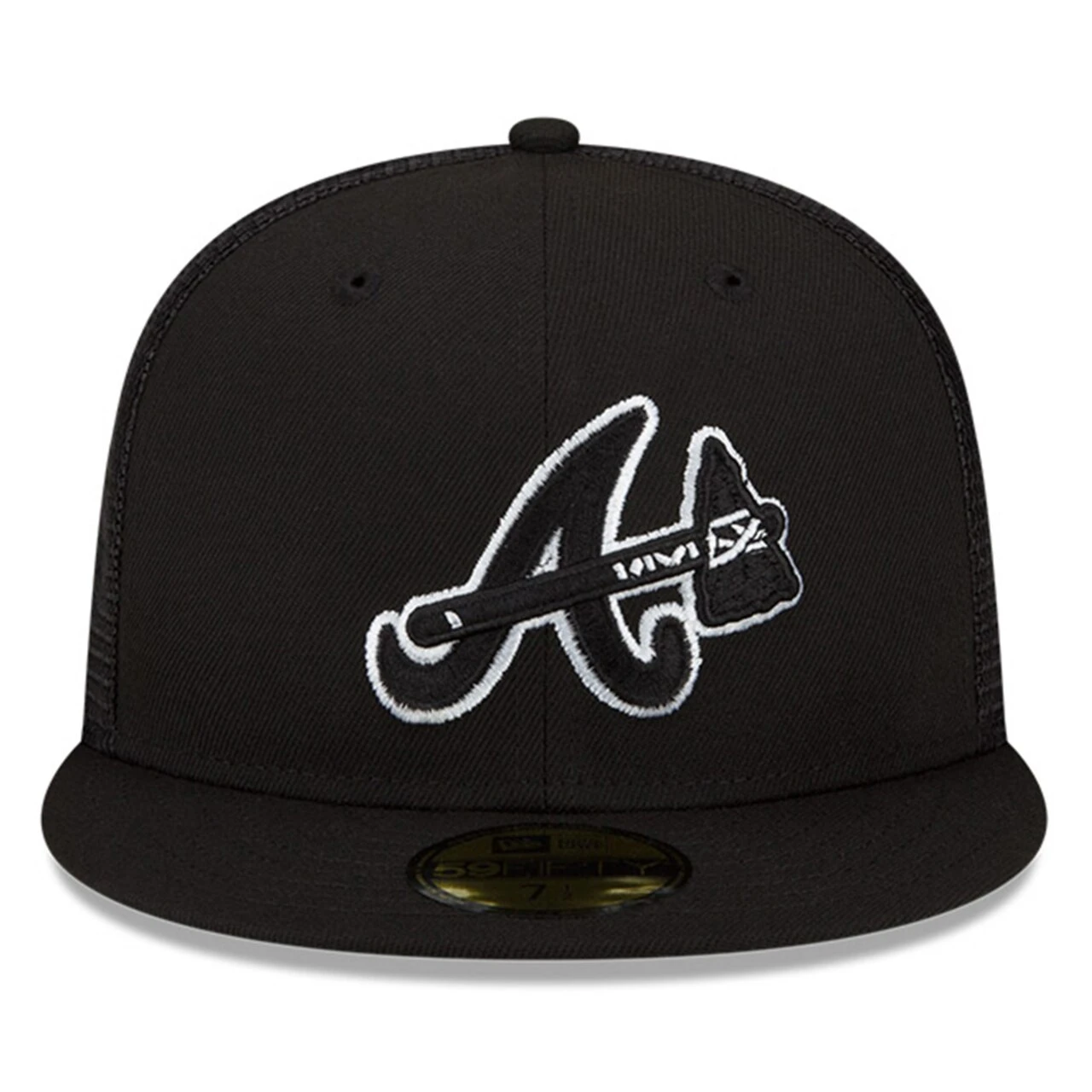 Men's Atlanta Braves New Era Black 2023 Batting Practice 59FIFTY Fitted Hat 2 Men's Atlanta Braves New Era Black 2023 Batting Practice 59FIFTY Fitted Hat - Image 2