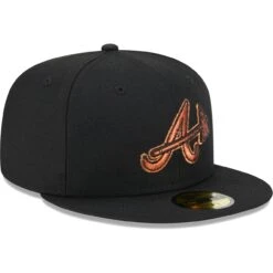 Men's Atlanta Braves New Era Black Metallic Pop 59FIFTY Fitted Hat -NEW ERA Sales Store mens new era black atlanta braves metallic pop 59fifty fitted hat ss5 p 5047343pv 3u zb2unzm06l9ds1jn3etyv ppl6ex4eujbivspxyuz4