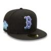 Men's Boston Red Sox New Era Black 2013 World Series Black Light 59FIFTY Fitted Hat