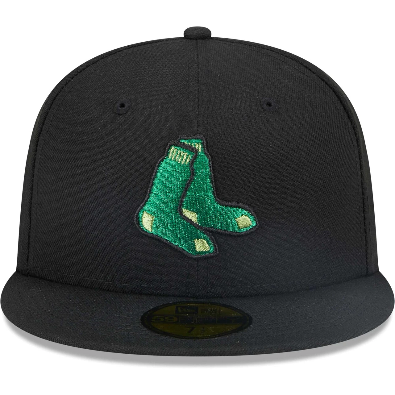 Men's Boston Red Sox New Era Black Metallic Pop 59FIFTY Fitted Hat 2 Men's Boston Red Sox New Era Black Metallic Pop 59FIFTY Fitted Hat - Image 2