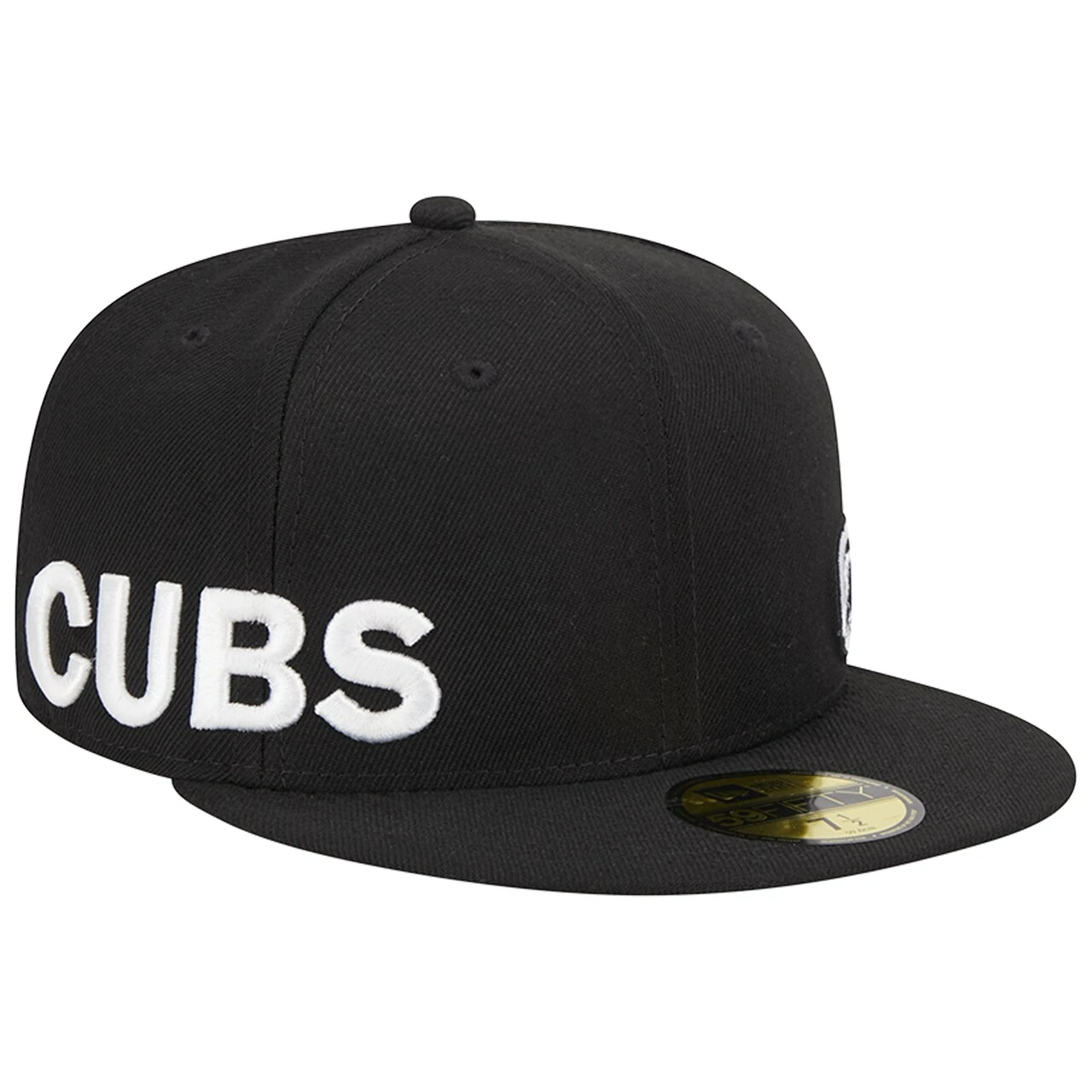 Men's Chicago Cubs New Era Black Jersey 59FIFTY Fitted Hat 1 Men's Chicago Cubs New Era Black Jersey 59FIFTY Fitted Hat