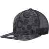 Men's Chicago Cubs New Era Black Repeat A-Frame 9FIFTY Trucker Snapback Hat