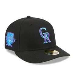 Men's Colorado Rockies New Era Black 2023 MLB Father's Day Low Profile 59FIFTY Fitted Hat