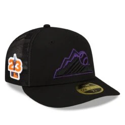 Men's Colorado Rockies New Era Black 2023 Spring Training Low Profile 59FIFTY Fitted Hat