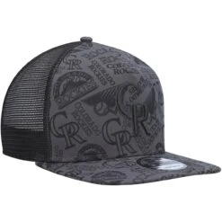 Men's Colorado Rockies New Era Black Repeat A-Frame 9FIFTY Trucker Snapback Hat -NEW ERA Sales Store mens new era black colorado rockies repeat a frame 9fifty trucker snapback hat ss5 p 4961073pv 3u olpmqdz9fn6ltmfvamedv 6j4rqz5ujppjqjmo21iu