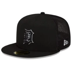 Men's Detroit Tigers New Era Black 2023 Batting Practice 59FIFTY Fitted Hat