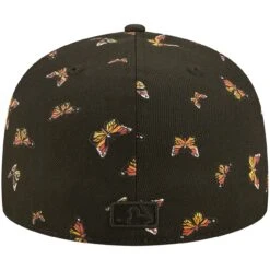 Men's Detroit Tigers New Era Black Flutter 59FIFTY Fitted Hat -NEW ERA Sales Store mens new era black detroit tigers flutter 59fifty fitted hat pi4596000 altimages ff 4596771 f0e506d355a863f301a6alt4 full