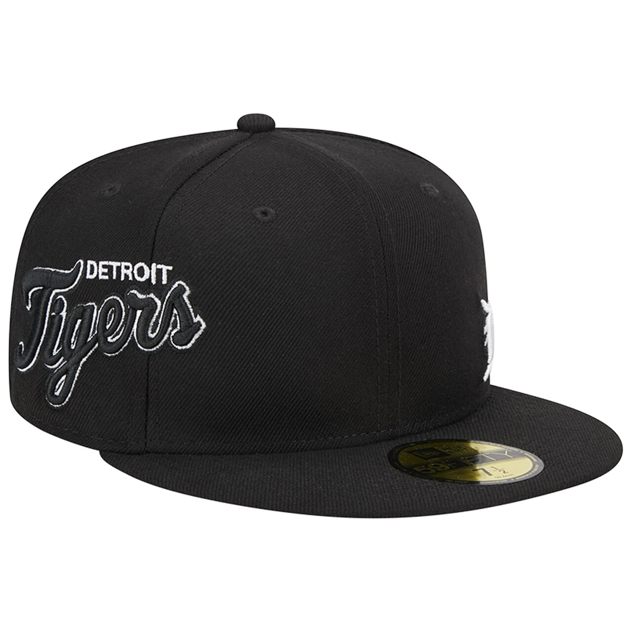 Men's Detroit Tigers New Era Black Jersey 59FIFTY Fitted Hat 1 Men's Detroit Tigers New Era Black Jersey 59FIFTY Fitted Hat