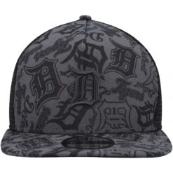 Men's Detroit Tigers New Era Black Repeat A-Frame 9FIFTY Trucker Snapback Hat -NEW ERA Sales Store mens new era black detroit tigers repeat a frame 9fifty trucker snapback hat ss5 p 4961074pv 2u jgmqimjxjjpnvjexm755v tuev6x2varxun1dh97nr
