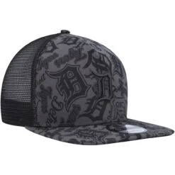 Men's Detroit Tigers New Era Black Repeat A-Frame 9FIFTY Trucker Snapback Hat -NEW ERA Sales Store mens new era black detroit tigers repeat a frame 9fifty trucker snapback hat ss5 p 4961074pv 3u jgmqimjxjjpnvjexm755v jtaw0uqljarzhdiqehe0