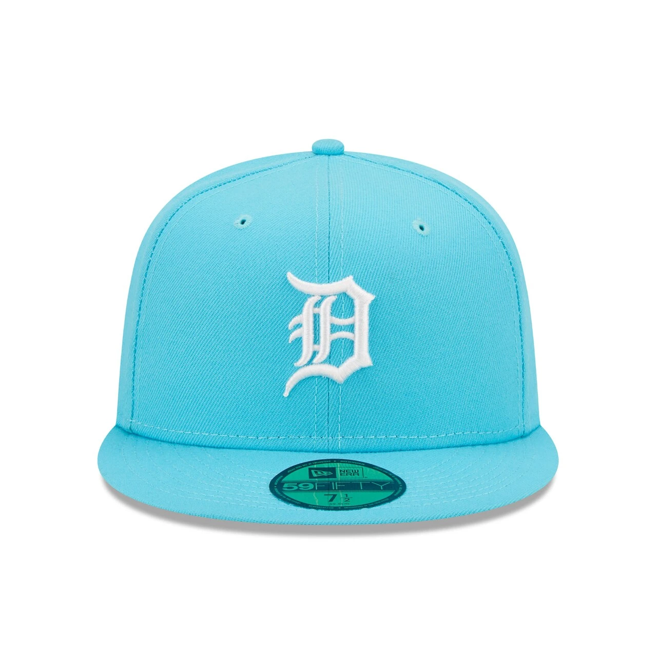 Men's Detroit Tigers New Era Blue Vice Highlighter Logo 59FIFTY Fitted Hat 2 Men's Detroit Tigers New Era Blue Vice Highlighter Logo 59FIFTY Fitted Hat - Image 2