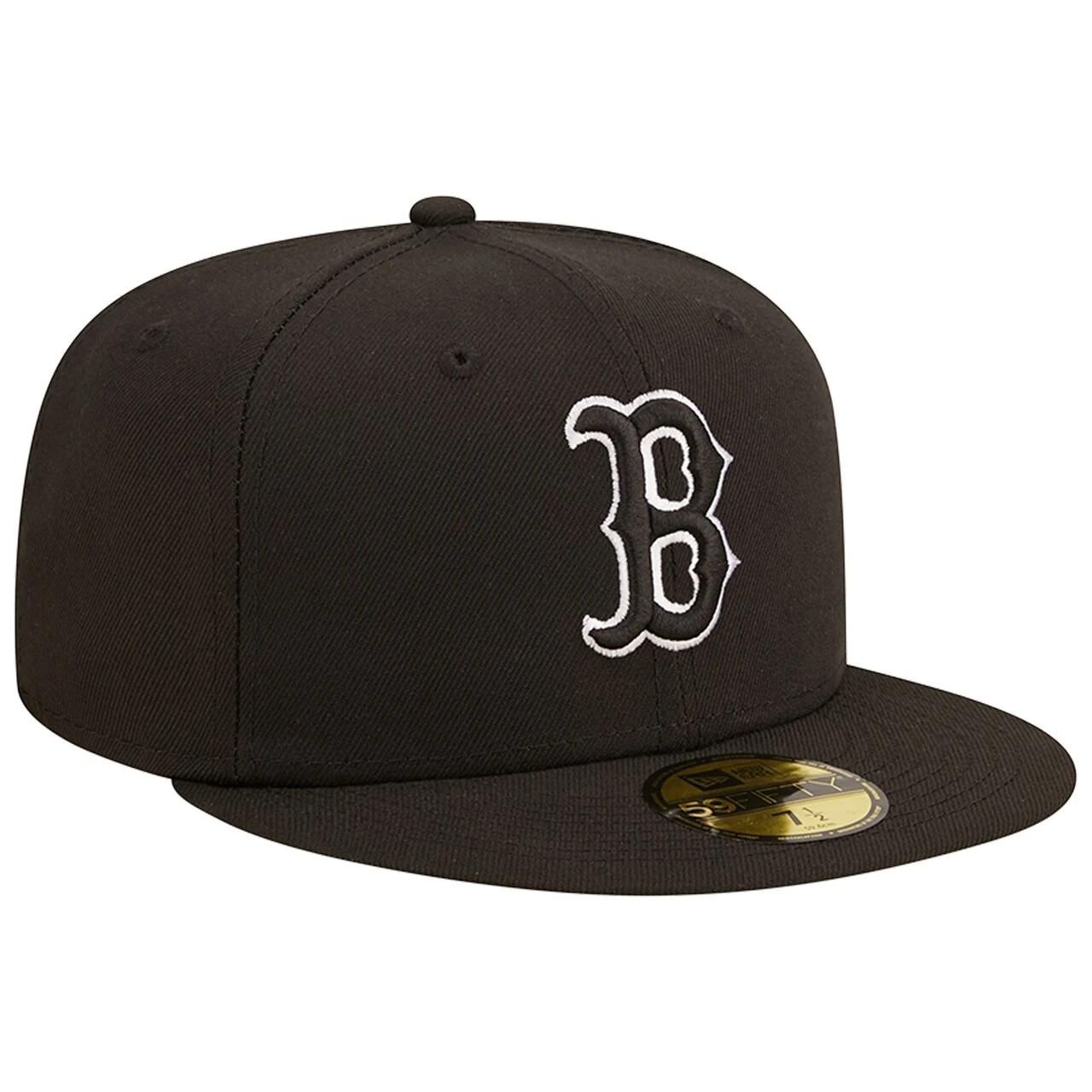 Men's Boston Red Sox New Era Black On Black Dub 59FIFTY Fitted Hat 3 Men's Boston Red Sox New Era Black On Black Dub 59FIFTY Fitted Hat - Image 3
