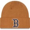 Men's Boston Red Sox New Era Brown Classic Cuffed Knit Hat