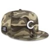 Men's Chicago Cubs New Era Camo 2021 Armed Forces Day 9FIFTY Snapback Adjustable Hat