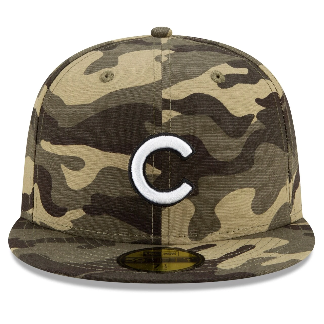 Men's Chicago Cubs New Era Camo 2021 Armed Forces Day On-Field 59FIFTY Fitted Hat 2 Men's Chicago Cubs New Era Camo 2021 Armed Forces Day On-Field 59FIFTY Fitted Hat - Image 2