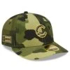 Men's Chicago Cubs New Era Camo 2022 Armed Forces Day On-Field Low Profile 59FIFTY