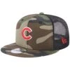 Men's Chicago Cubs New Era Camo Trucker 9FIFTY Snapback Hat