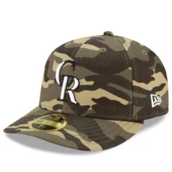 Men's Colorado Rockies New Era Camo 2021 Armed Forces Day On-Field Low Profile 59FIFTY Fitted Hat -NEW ERA Sales Store mens new era camo colorado rockies 2021 armed forces day on field low profile 59fifty fitted hat pi3815000 altimages ff 3815440 3fca19d32e6567b95b63alt3 full