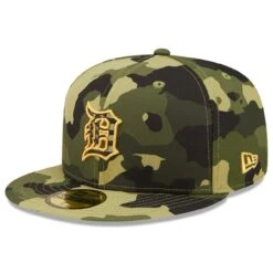 Men's Detroit Tigers New Era Camo 2022 Armed Forces Day On-Field 59FIFTY Fitted Hat -NEW ERA Sales Store mens new era camo detroit tigers 2022 armed forces day on field 59fifty fitted hat pi4463000 altimages ff 4463165 a1596fa28c111ee95381alt3 full