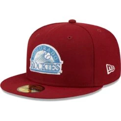 Men's Colorado Rockies New Era Cardinal 1995 Coors Field Inaugural Season Air Force Blue Undervisor 59FIFTY Fitted Hat -NEW ERA Sales Store mens new era cardinal colorado rockies 1995 coors field inaugural season air force blue undervisor 59fifty fitted hat pi4735000 altimages ff 4735022 9a3c7aa29ca271b890c8alt3 full