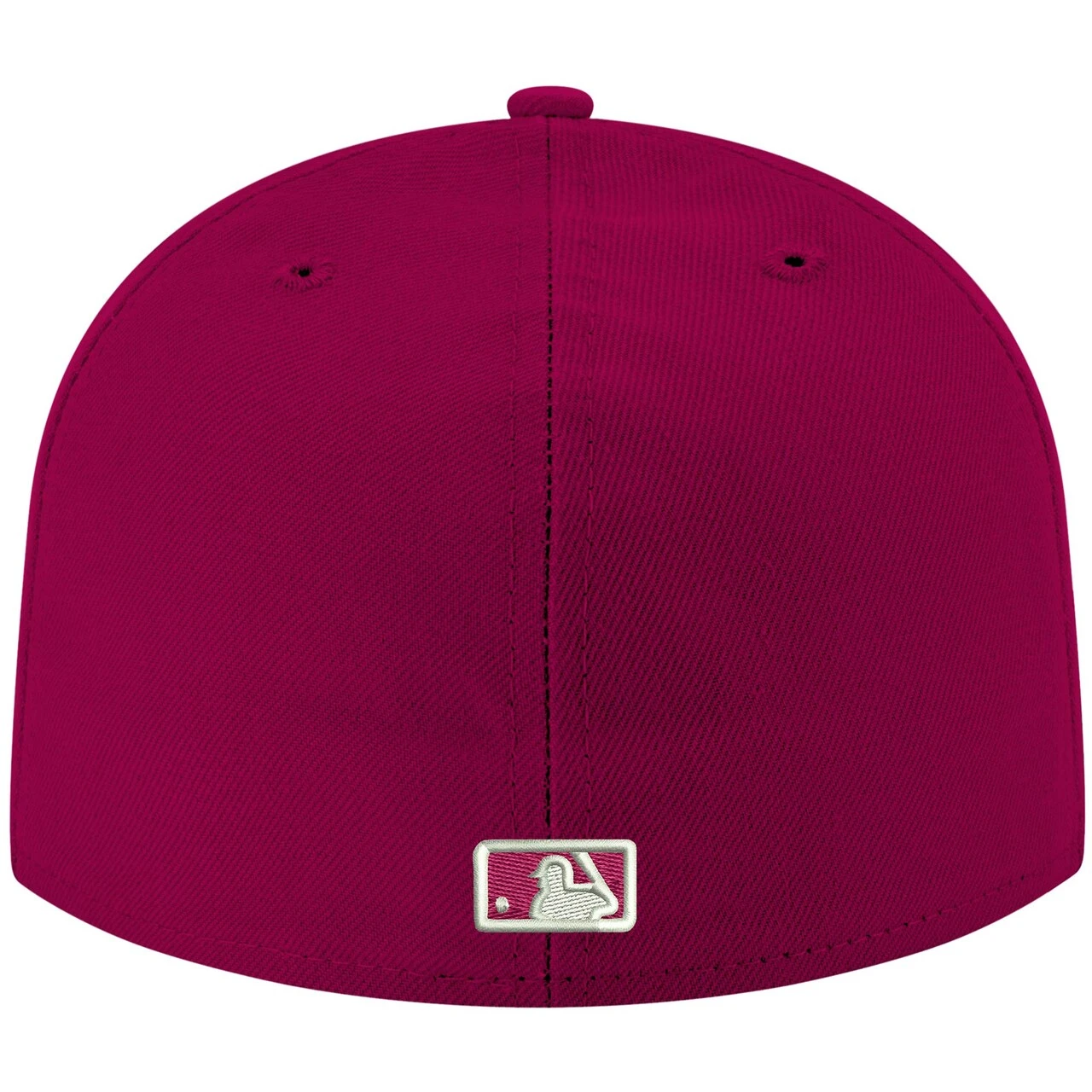 Men's Colorado Rockies New Era Cardinal White Logo 59FIFTY Fitted Hat - Image 4