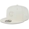 Men's Chicago Cubs New Era Cream Spring Color Basic 9FIFTY Snapback Hat