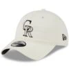 Men's Colorado Rockies New Era Cream Chrome Core Classic 9TWENTY Adjustable Hat