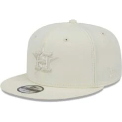 Men's Houston Astros New Era Cream Spring Color Basic 9FIFTY Snapback Hat