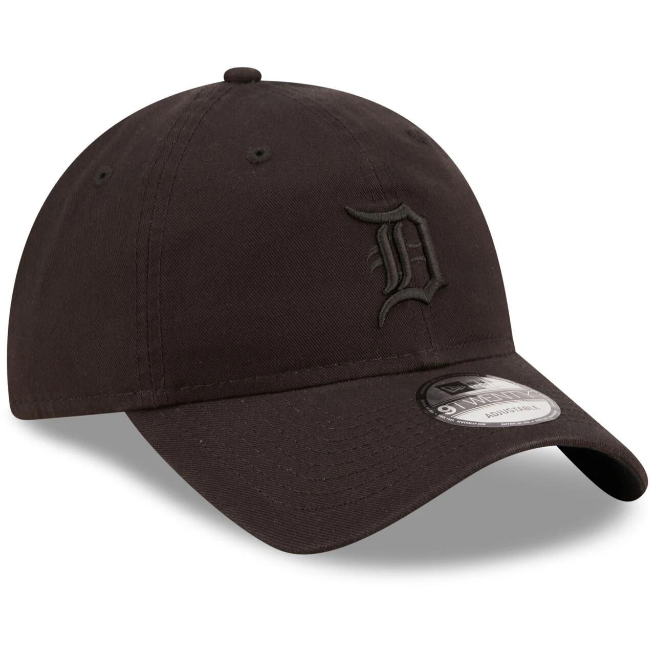 Men's Detroit Tigers New Era Black On Black Core Classic 2.0 9TWENTY Adjustable Hat 3 Men's Detroit Tigers New Era Black On Black Core Classic 2.0 9TWENTY Adjustable Hat - Image 3