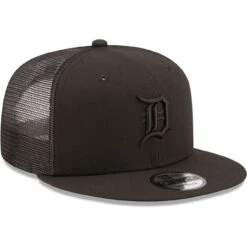 Men's Detroit Tigers New Era Blackout Trucker 9FIFTY Snapback Hat 6 Men's Detroit Tigers New Era Blackout Trucker 9FIFTY Snapback Hat -NEW ERA Sales Store mens new era detroit tigers blackout trucker 9fifty snapback hat pi4416000 altimages ff 4416131 f3000656af9d06a47333alt3 full