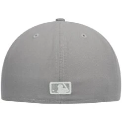 Men's Atlanta Braves New Era Gray White Logo 59FIFTY Fitted Hat -NEW ERA Sales Store mens new era gray atlanta braves white logo 59fifty fitted hat pi4208000 altimages ff 4208670 03f8f358c055bd4799d9alt4 full