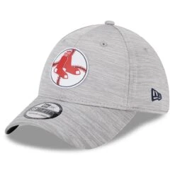 Men's Boston Red Sox New Era Gray 2023 Clubhouse 39THIRTY Flex Hat