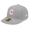 Men's Chicago Cubs New Era Gray 2022 Mother's Day On-Field Low Profile 59FIFTY Fitted Hat