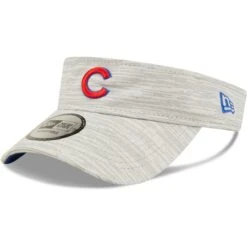 Men's Chicago Cubs New Era Gray Distinct Visor