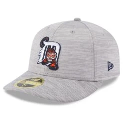 Men's Detroit Tigers New Era Gray 2023 Clubhouse Low Profile 59FIFTY Fitted Hat