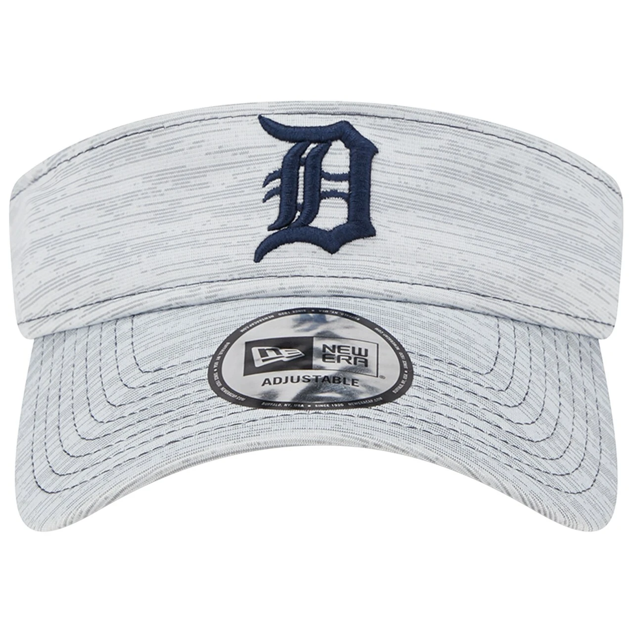 Men's Detroit Tigers New Era Gray Adjustable Visor 2 Men's Detroit Tigers New Era Gray Adjustable Visor - Image 2