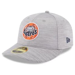Men's Houston Astros New Era Gray 2023 Clubhouse Low Profile 59FIFTY Fitted Hat