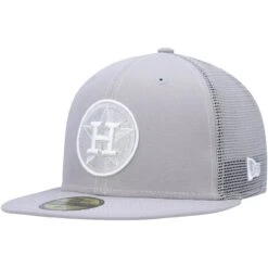 Men's Houston Astros New Era Gray 2023 On-Field Batting Practice 59FIFTY Fitted Hat