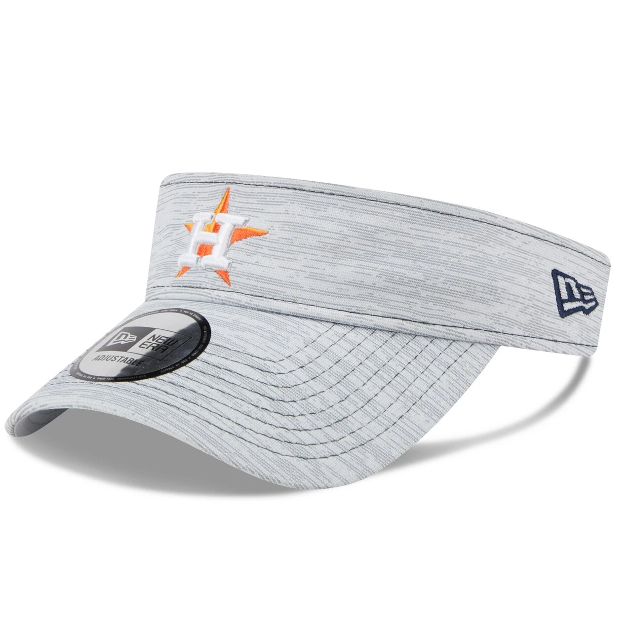 Men's Houston Astros New Era Gray Adjustable Visor 1 Men's Houston Astros New Era Gray Adjustable Visor