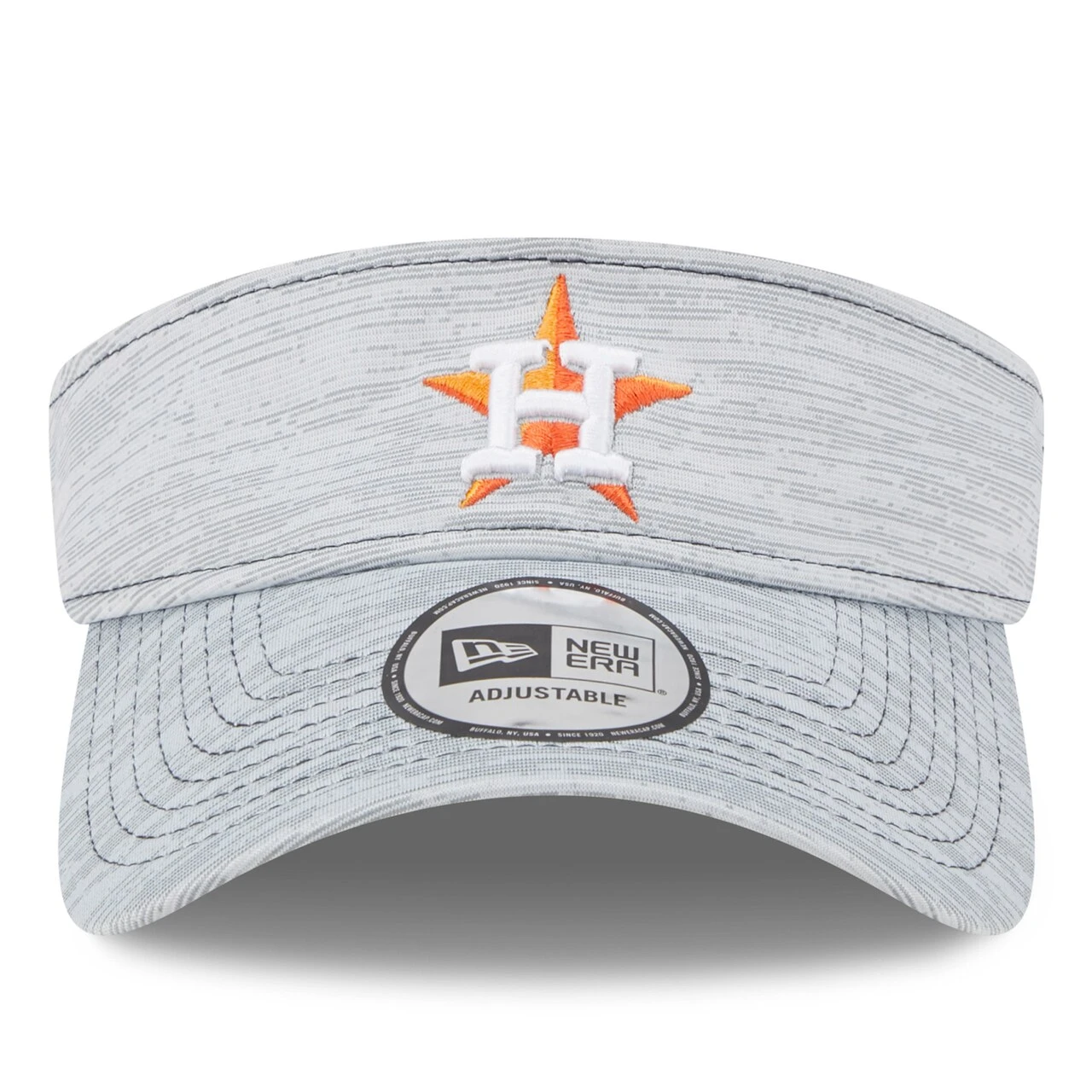 Men's Houston Astros New Era Gray Adjustable Visor 2 Men's Houston Astros New Era Gray Adjustable Visor - Image 2